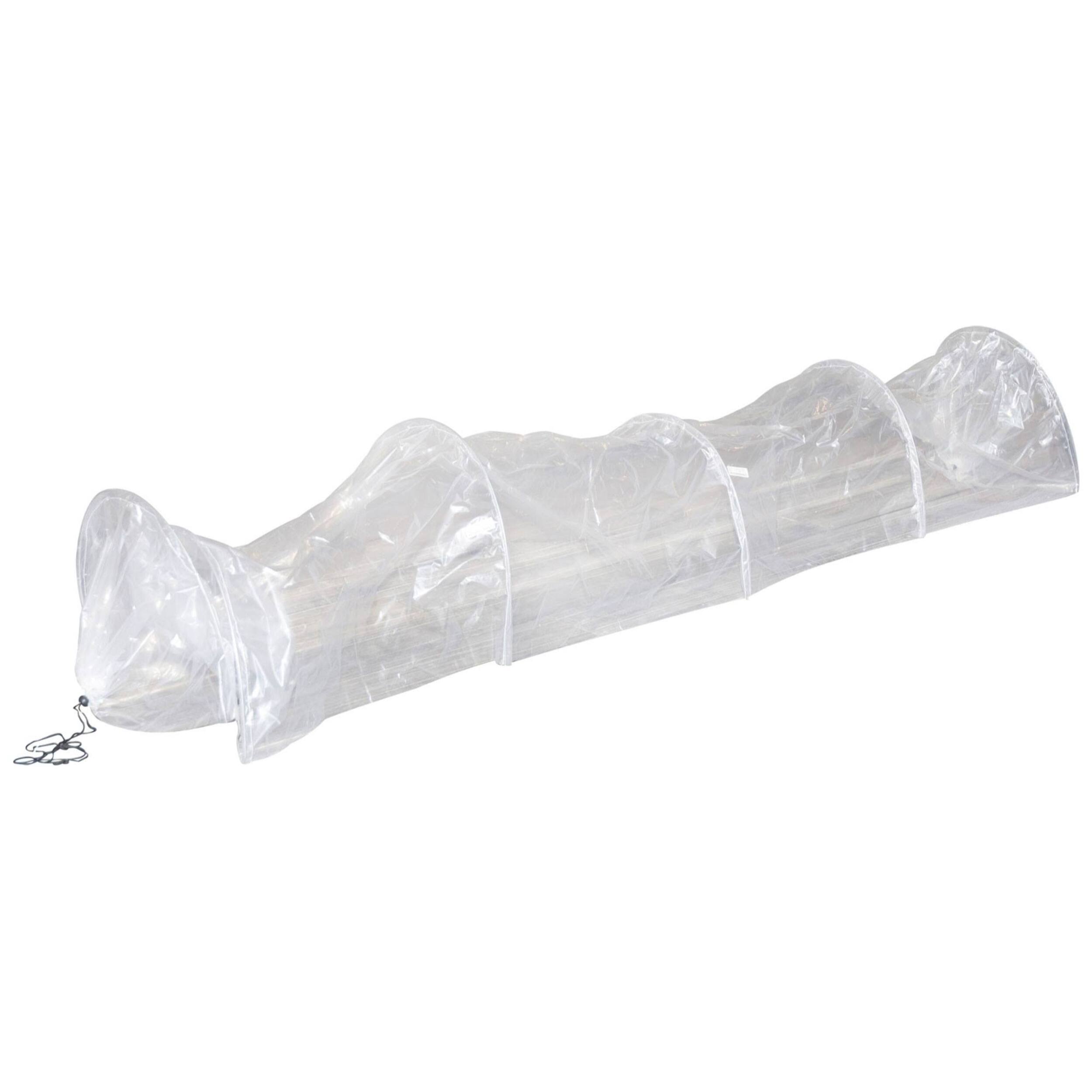 Well home invernadero estilo túnel 300x45x45cm con cubierta de material pe transparente