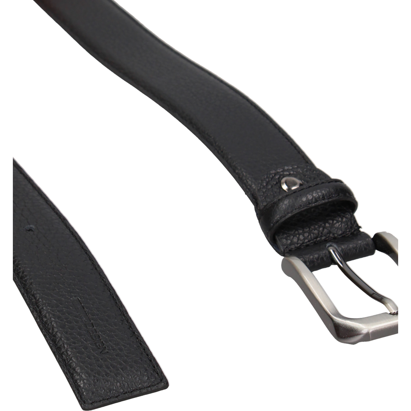 Cintura da uomo in vera pelle Made in Italy - Modello Alaric Lux - 100 cm