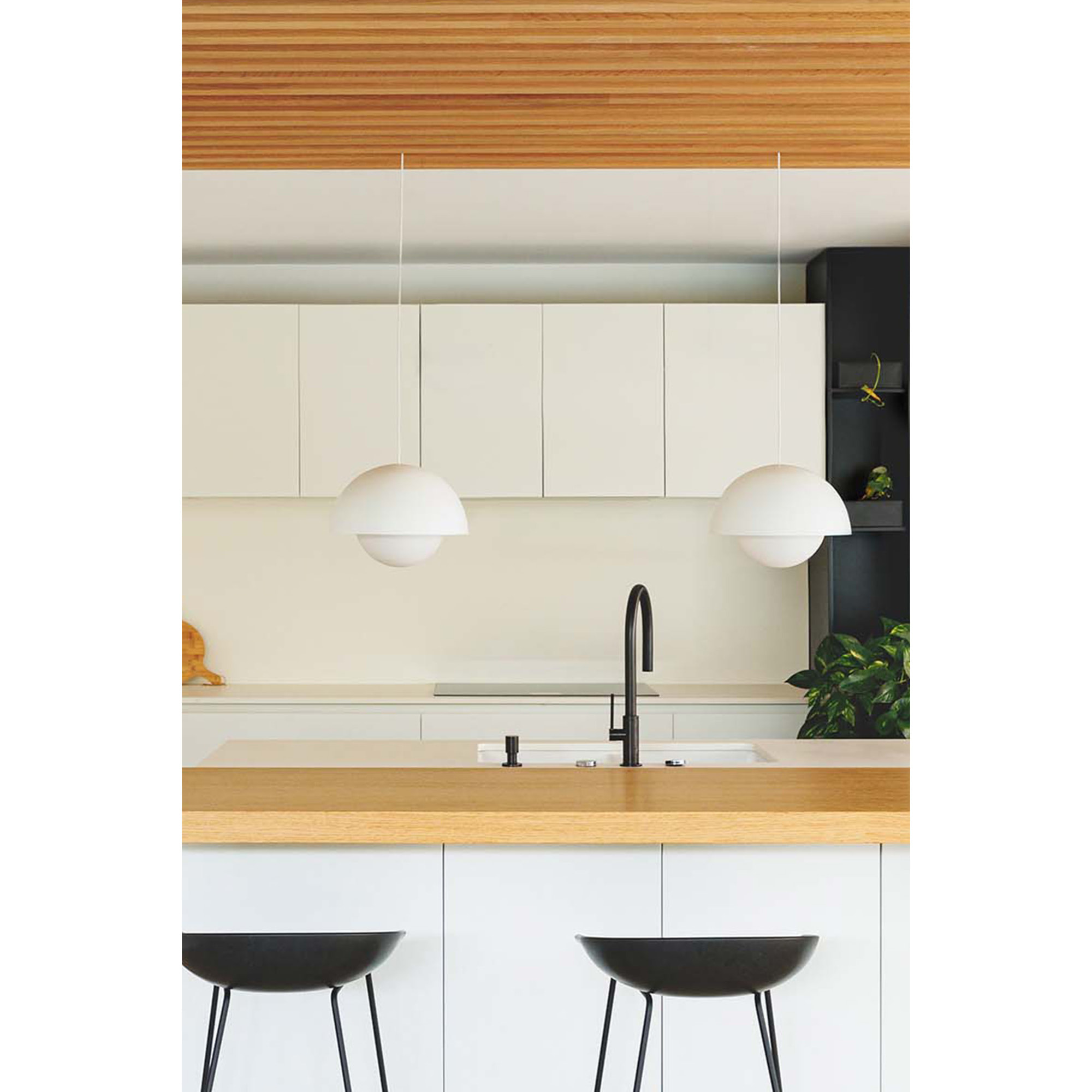 MARISOL Lampe suspension blanche