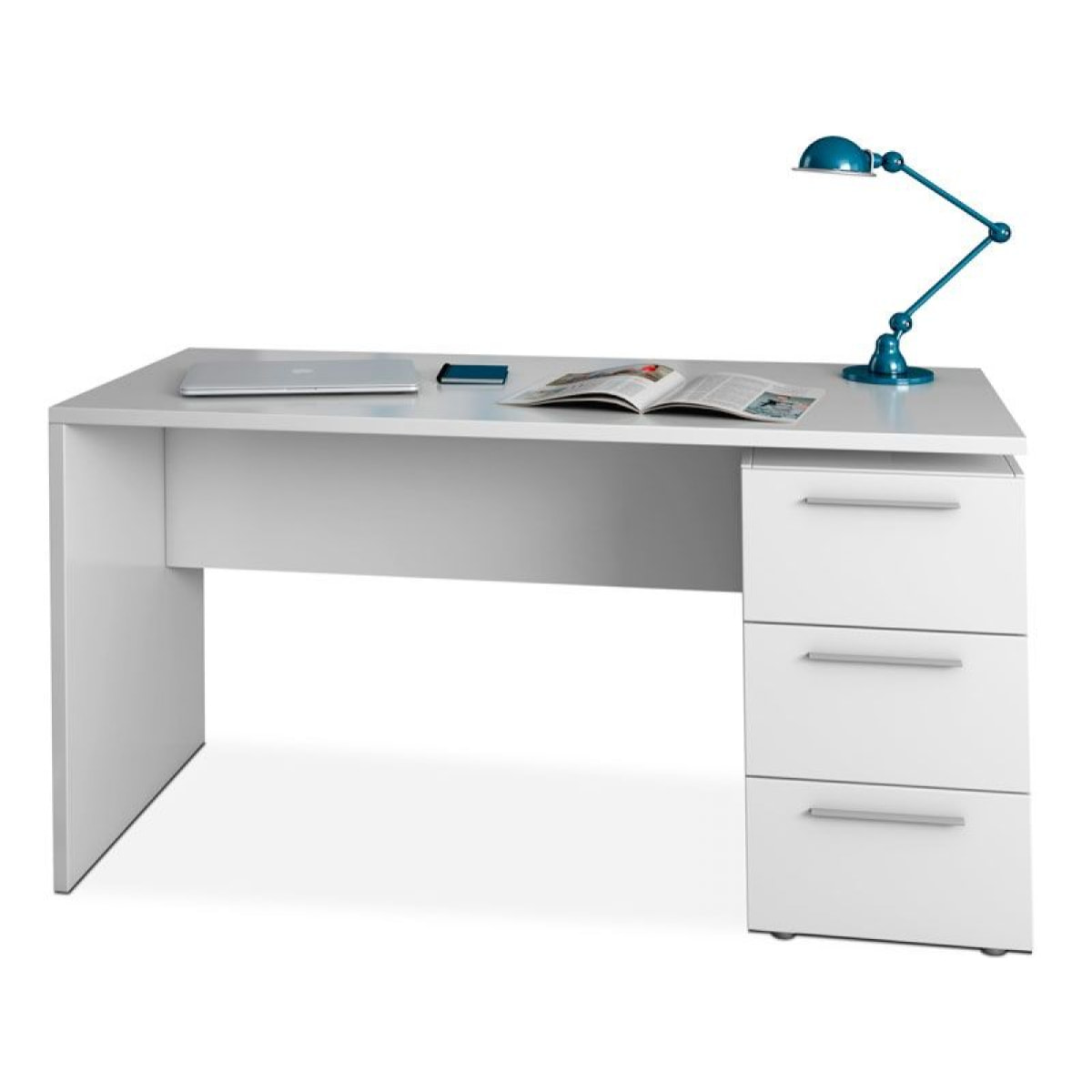 Mesa de escritorio Stylus Blanco Artik (Blanco Mate)