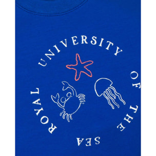 CAMISETA AZUL ELÉCTRICO CON LOGO UNIVERSIDAD DEL MAR
