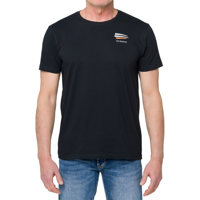 Camiseta de algodón 150 gr Hot Buttered Oceanik Negro
