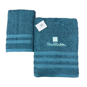 Renato Balestra 1 Set di 2 Asciugamani da bagno (1 viso e 1 bidet) Ottanio