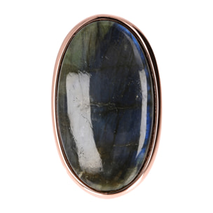 Anello Chevalier Ovale con Labradorite