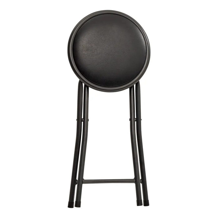 Tabouret pliants noir
