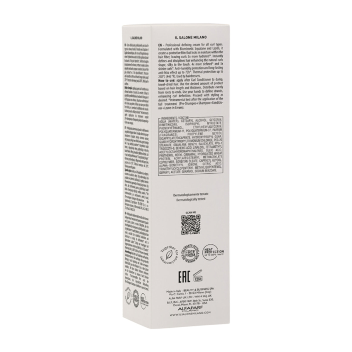 ALFAPARF MILANO Il Salone Curl Crema definizione 200ml