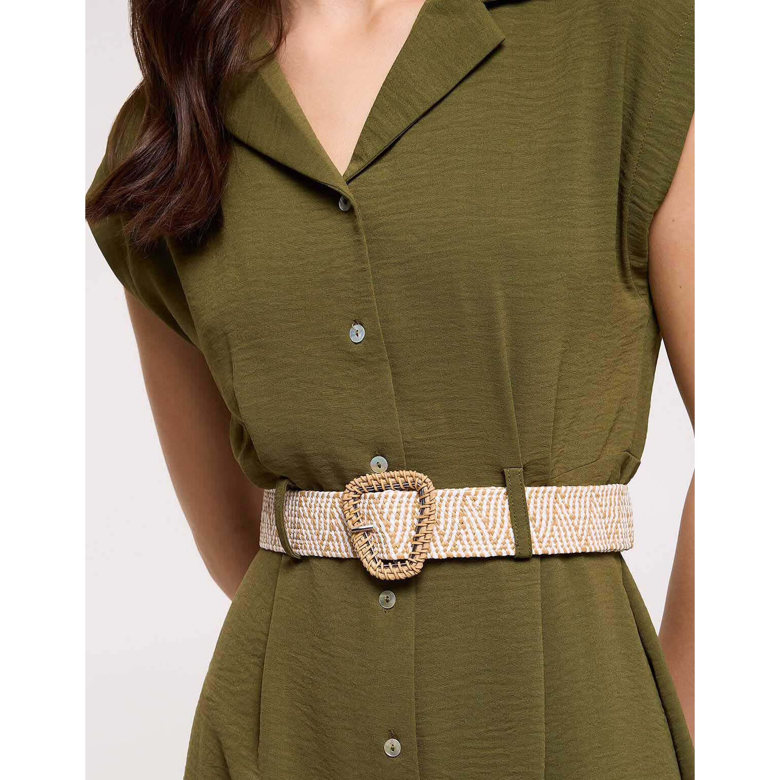 Vestido Corto Caqui - Tonlon II