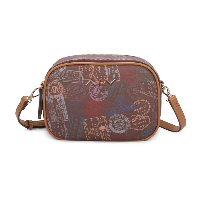 Borsa a tracolla  da donna Poliuretano Prodotto alla Moda 24x10x17 cm