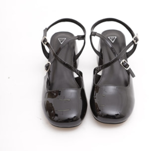 DECOLLETE' D'ORSAY BABY CHOCOLA' NERO