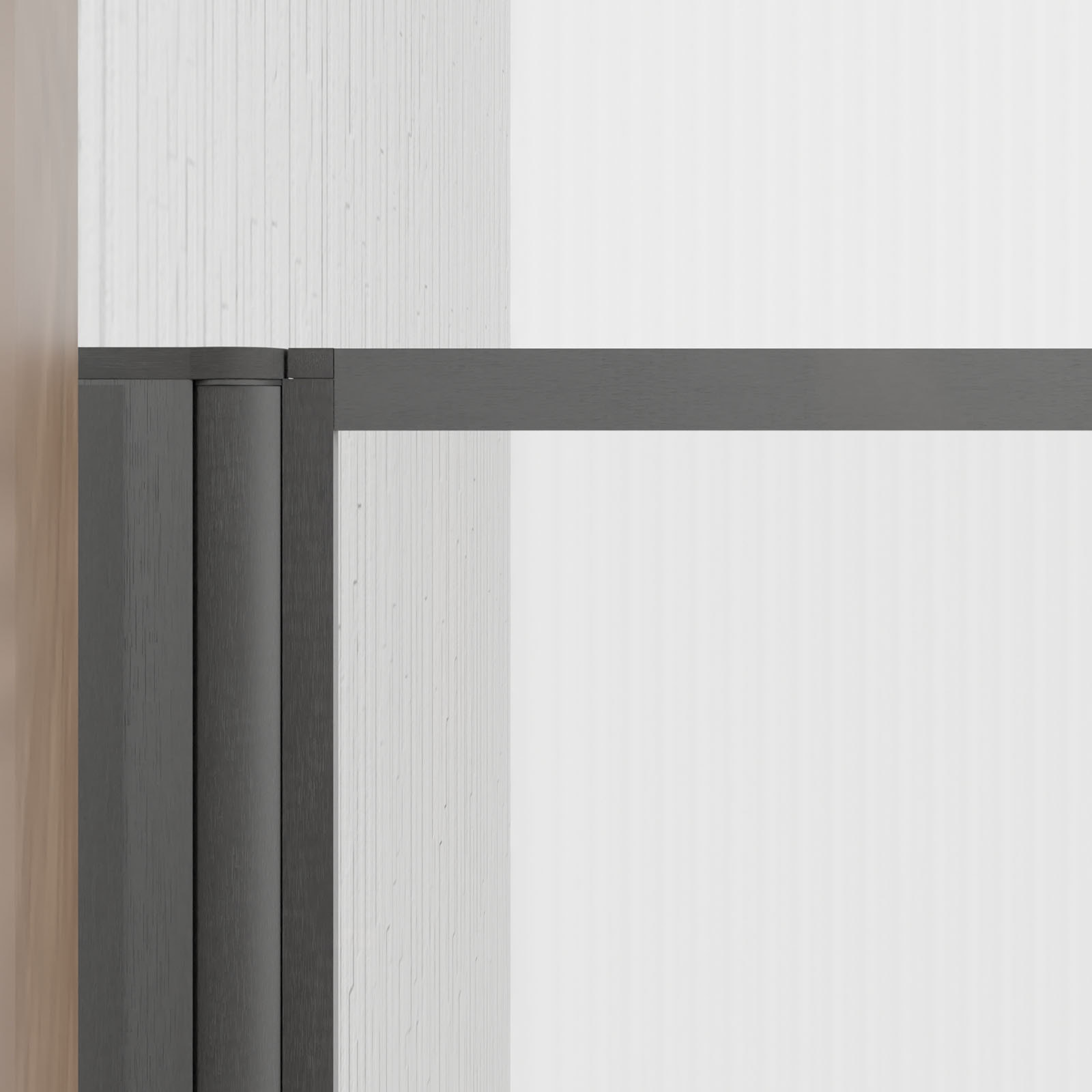 Pare Baignoire Rabattable 75x130 cm - Aluminium Gun Metal et Verre Trempé 4 mm