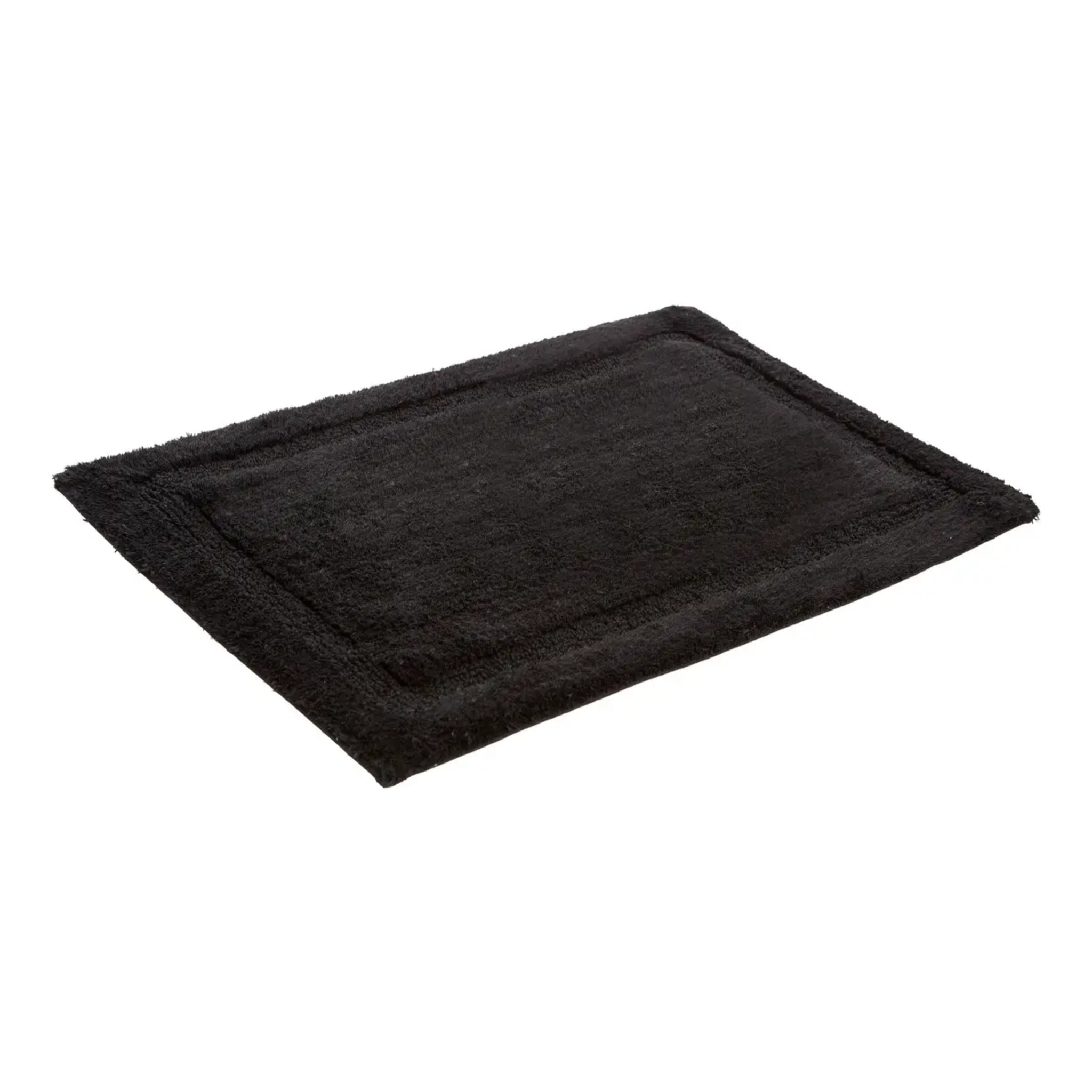 Tapis de bain fluffy Colorama 50x75cm noir