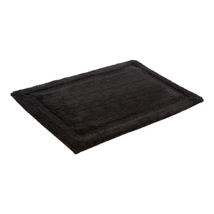Tapis de bain fluffy Colorama 50x75cm noir