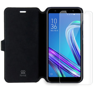 Pack IBROZ ZenFone Max ProM1 Etui + Verre trempé
