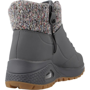 Botines Mujer Uno Rugged Gris