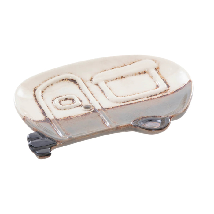 Centro Caravana Ceramica 21x16x2 Cm