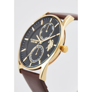 Orologio U.S. Polo Assn. con cinturino in pelle