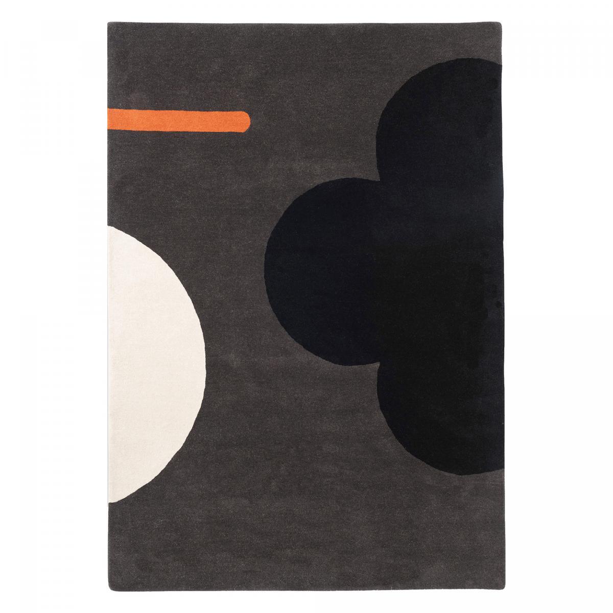 Tapis salon et chambre fait à la main en laine motif seventies OLGU