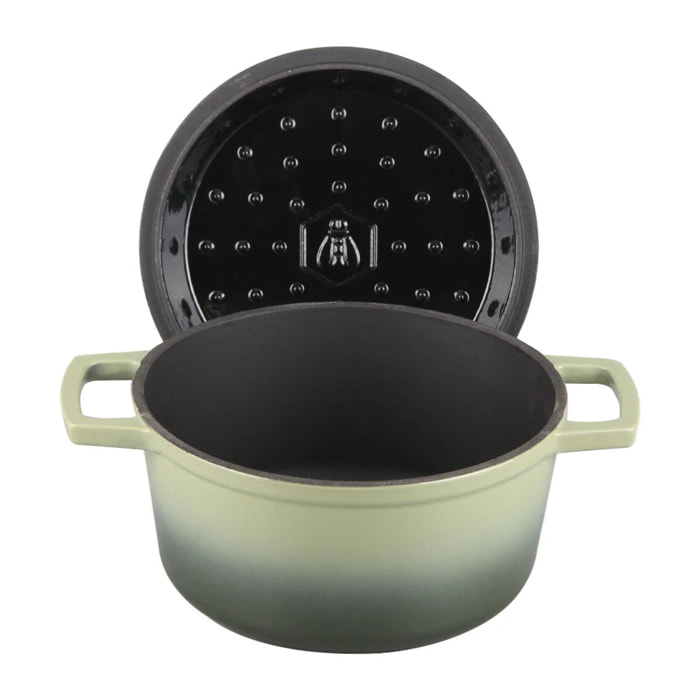 Cocotte ronde en fonte émaillée