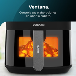 Freidora de Aire sin Aceite de 4 L con Ventana Cecofry Fantastik Window 4000 Air