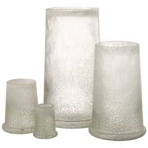 J-Line photophore Sucre - verre - blanc - extra large