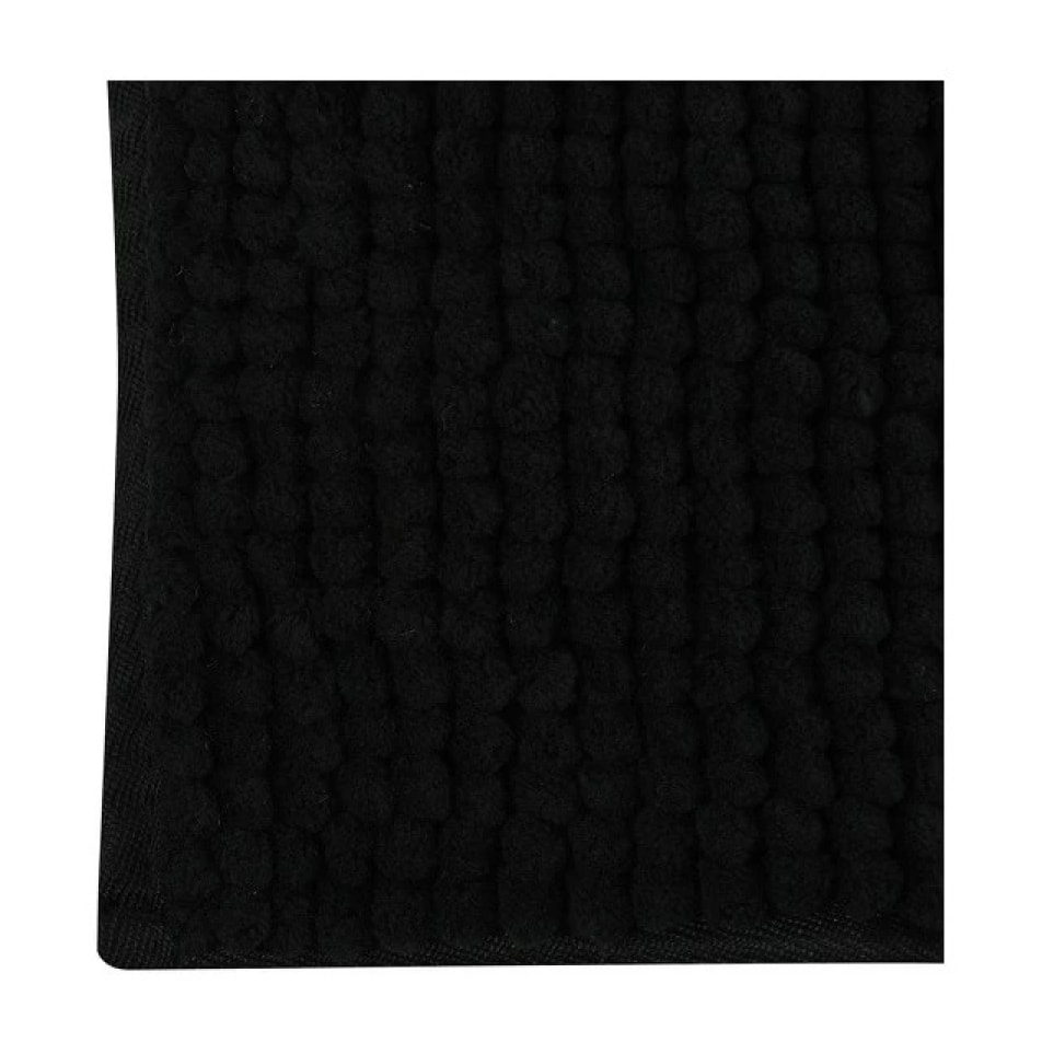 Tapis de bain Microfibre CHENILLE Noir MSV