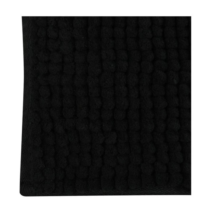 Tapis de bain Microfibre CHENILLE Noir MSV