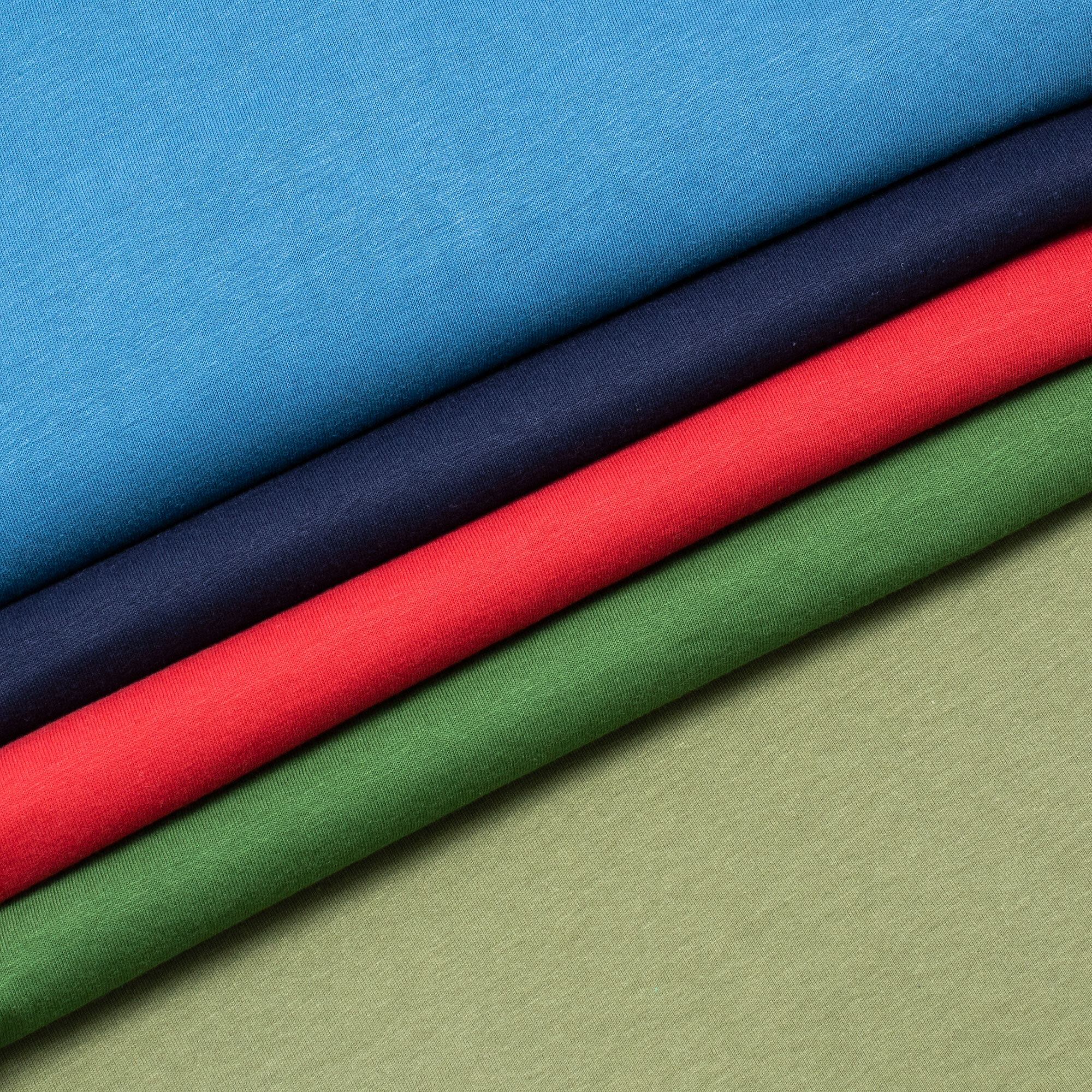 T-shirt da Uomo Girocollo in 100% Cotone Nottingham, Art. 25792 Blu