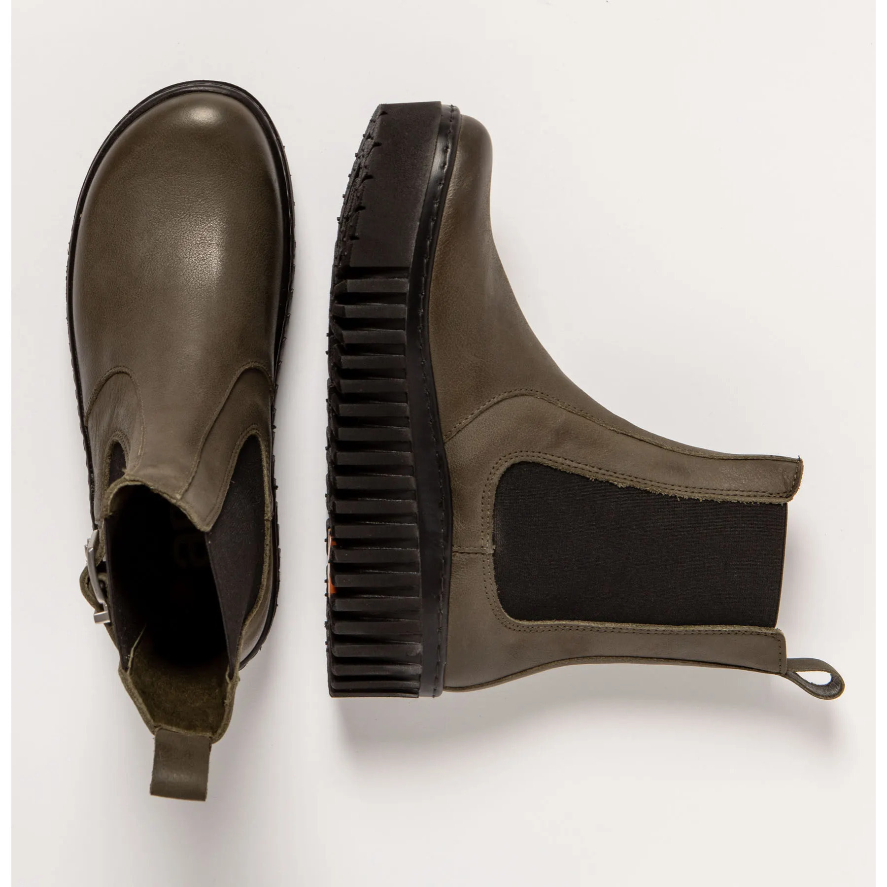 Botines 1516 ROMA KAKI/BRIGHTON color Kaki