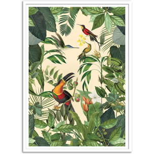 Affiche - Tropical Jungle Toucan Vertical Version - Andrea Haase