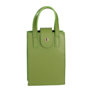 Borsa a mano da Donna Giusi/Giusy in Vera Pelle Made in Italy 19x13x5 cm