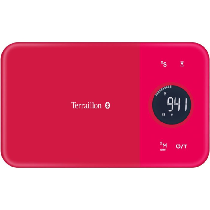Balance connectée TERRAILLON Connéctée NUTRITAB Cranberry