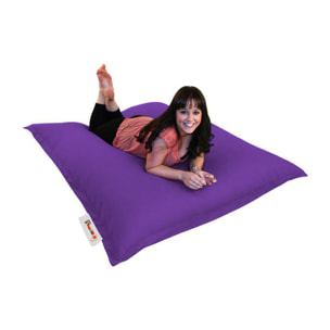 Cojín pouf 100x100 - morado