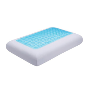 Oreiller 60 x 40 cm gel OXYGEL™ et mousse à mémoire de forme - OXY