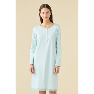 Camicia da notte donna estiva in cotone articolo essential. Noidinotte