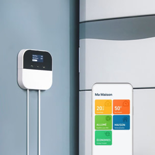 Thermostat connecté TADO Kit X sans fil et optimiseur de PAC