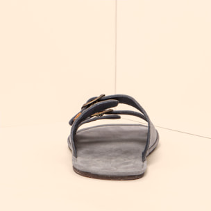 Sandalias N5682 NOBUCK LAVADO DENIM/ BARE SANDALS color Denim