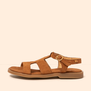 Sandalias N5879 NOBUCK CUERO/ ARENISCA color Cuero