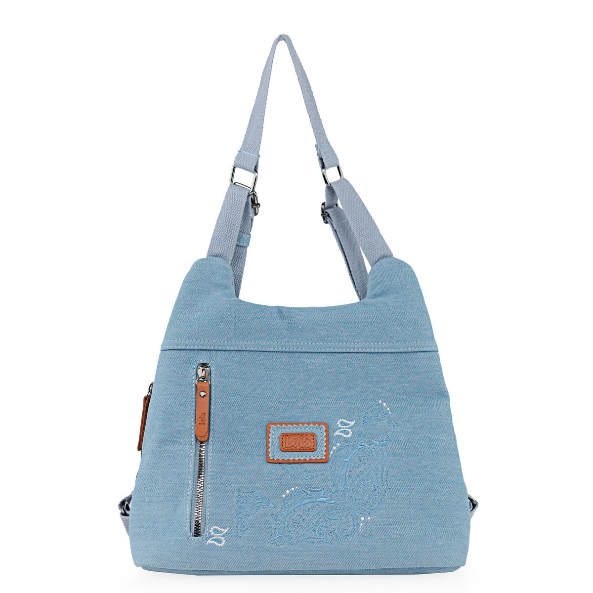 Bolso Mochila Mujer Lois Cincinnati Azul