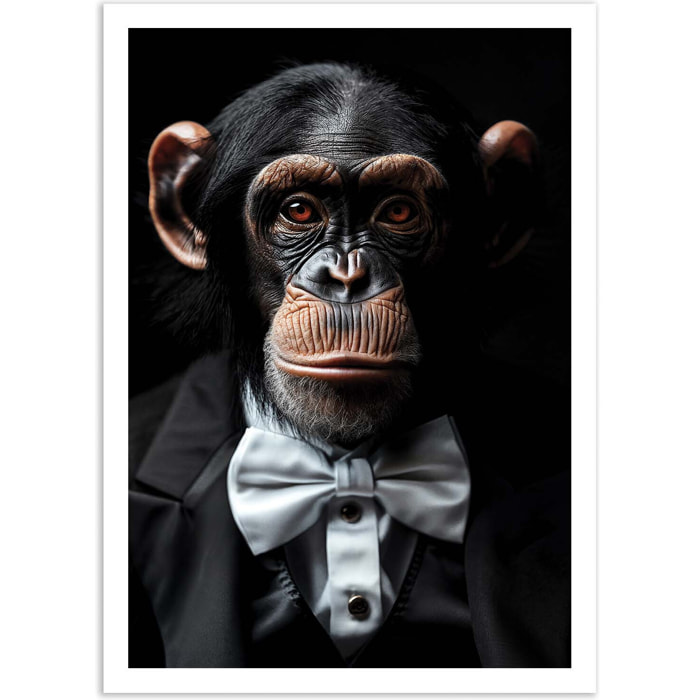 Affiche - Chimpanzee Wild Suits - Philippe Hugonnard