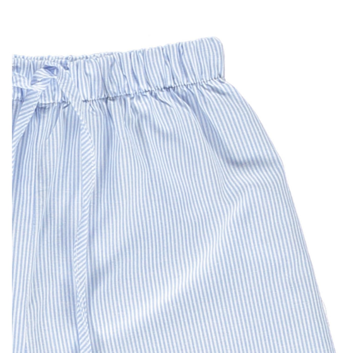 Pigiama leggero BAMBINO riga celeste