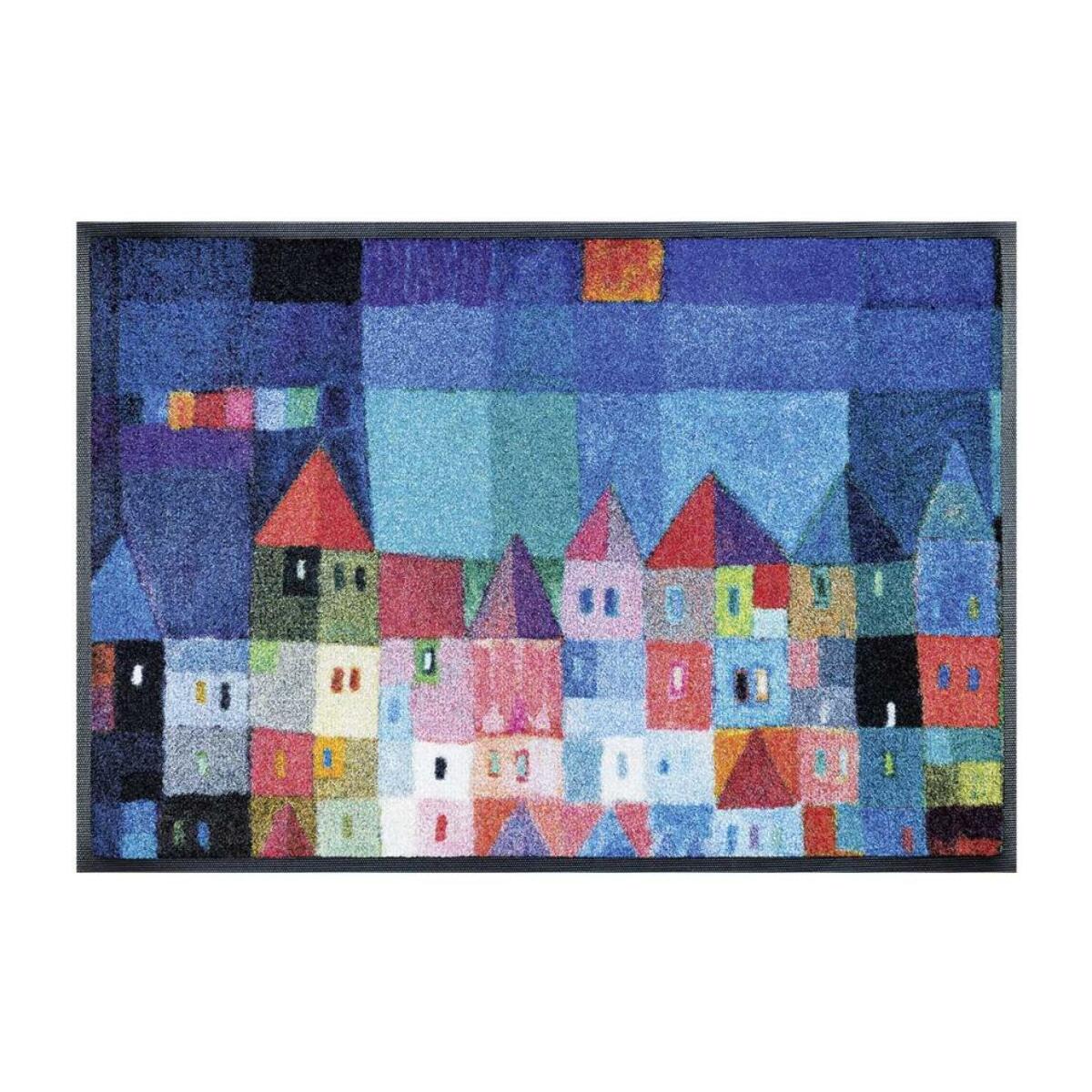 Paillasson tissé motif fresque FOPU