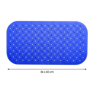 tapis Fond de baignoire antidérapant Caoutchouc CLASS Bleu MSV