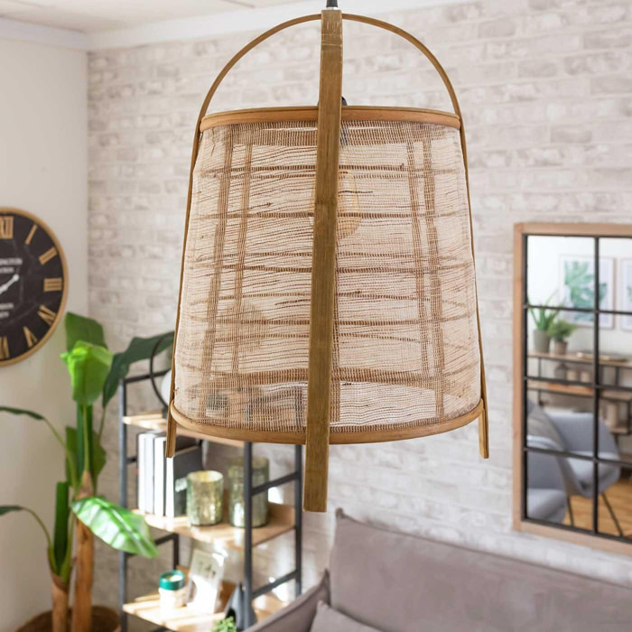 Lámpara de techo kairos bambú