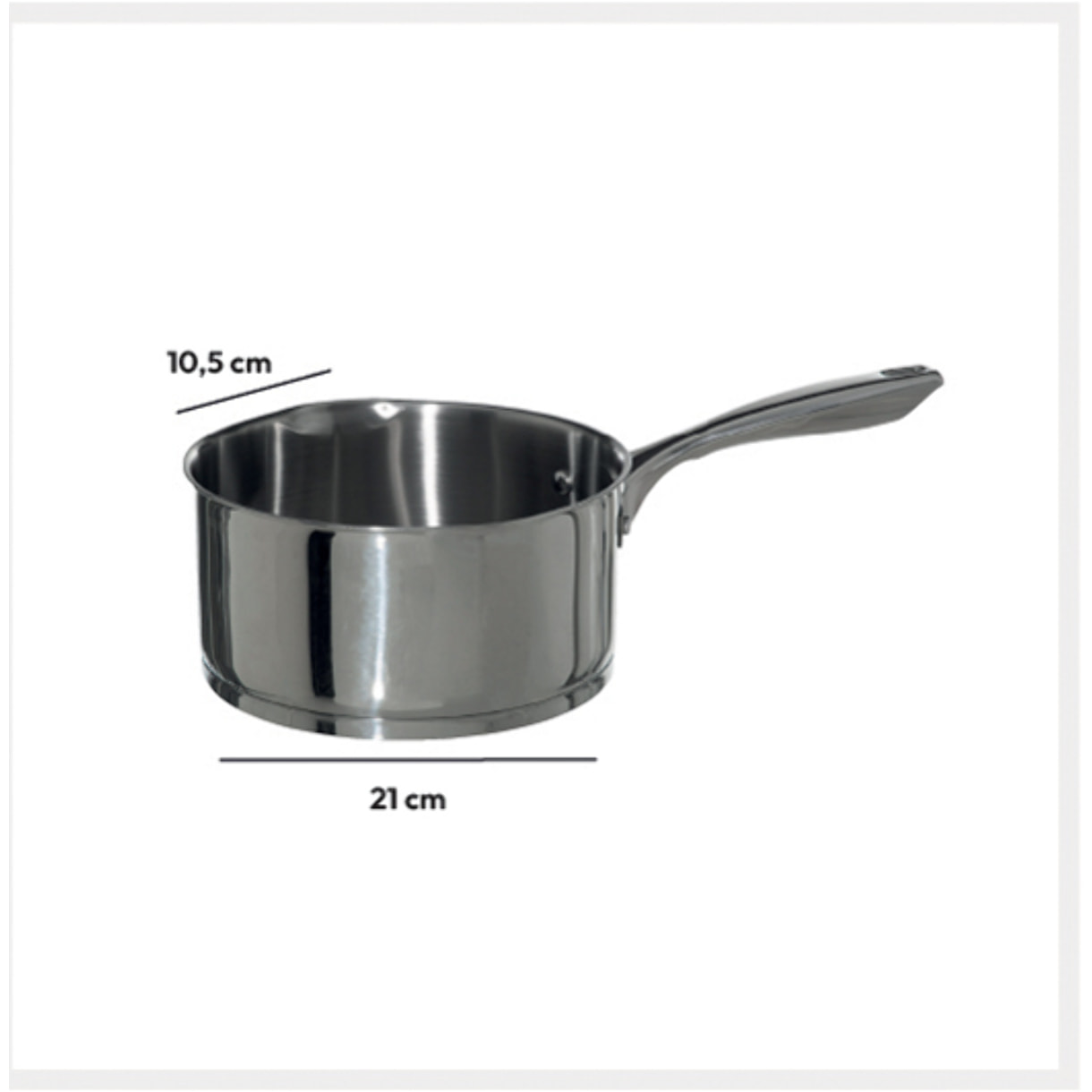Casserole Inox 20 cm Resilience