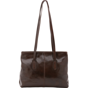 Borsa a spalla  da donna In Vera pelle Made in Italy 35x26x12 cm