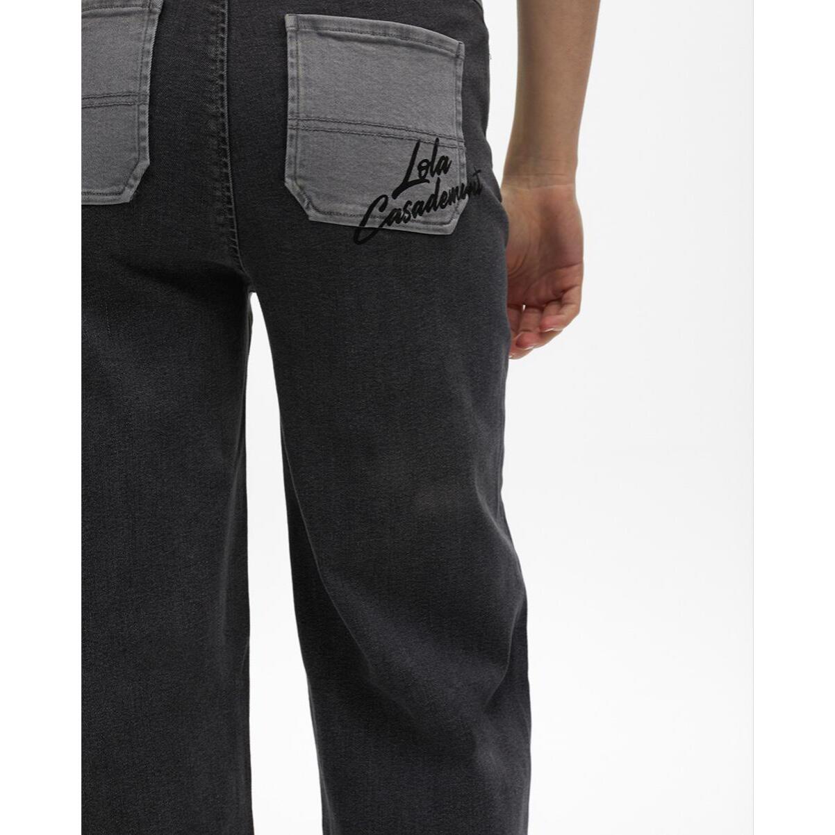 Jeans bicolore wideleg