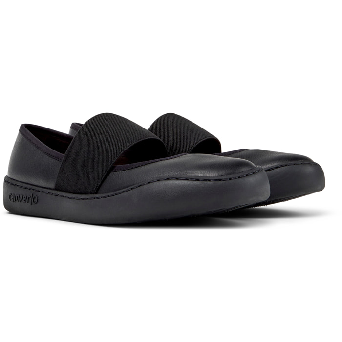 Bailarinas - CAMPER Peu Touring - Negro - Cuero liso