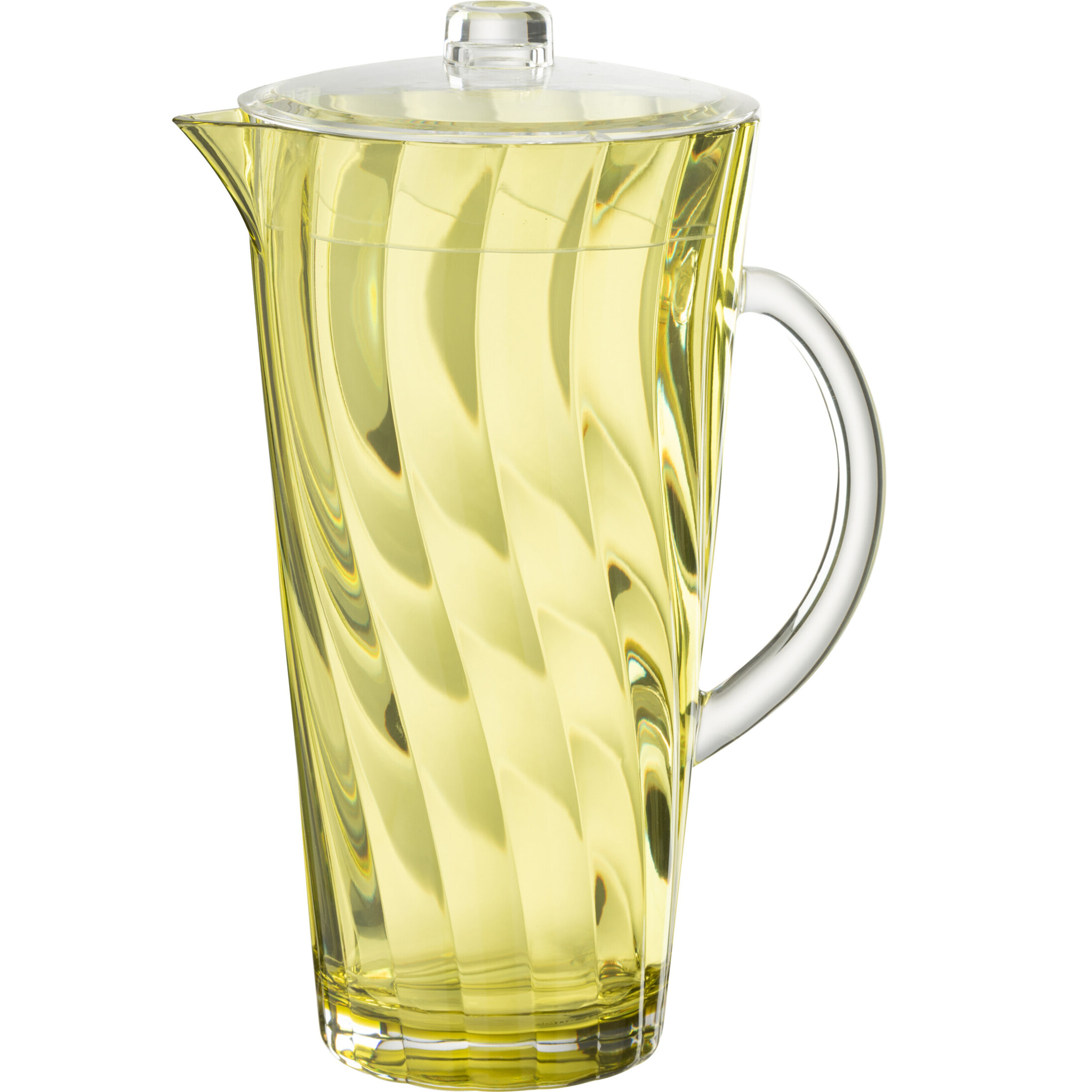 J-Line carafe Vague - plastque - jaune