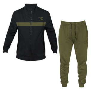 Tuta Uomo DIADORA Cotone Felpato Zip 3 Colori Art.178676