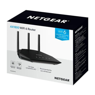 Routeur Wifi NETGEAR WIFI 6 RAX10-100EUS - Dual Band AX1800